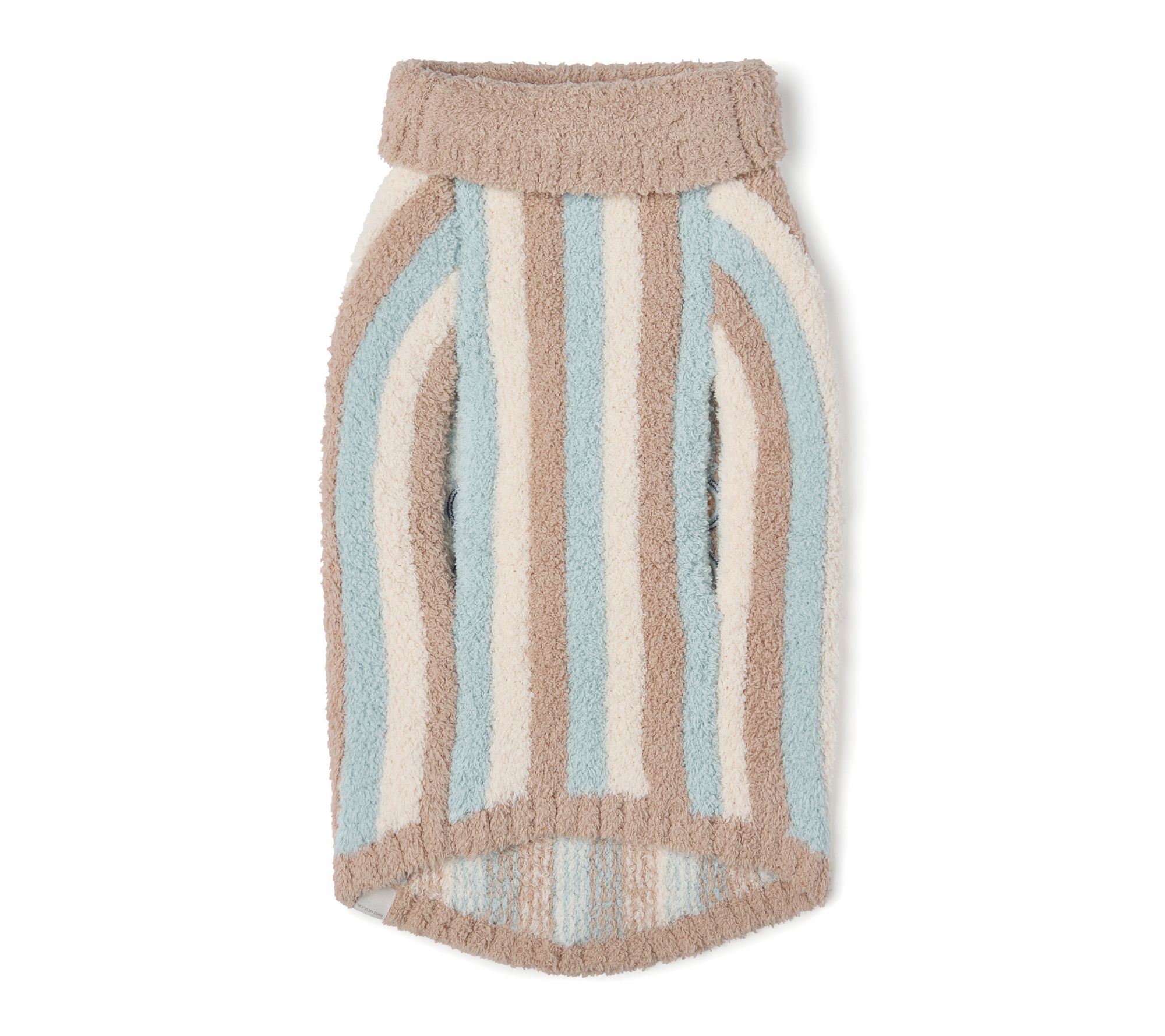 Barefoot Dreams CozyChic Smiley Stripe Pet Sweater - QVC.com