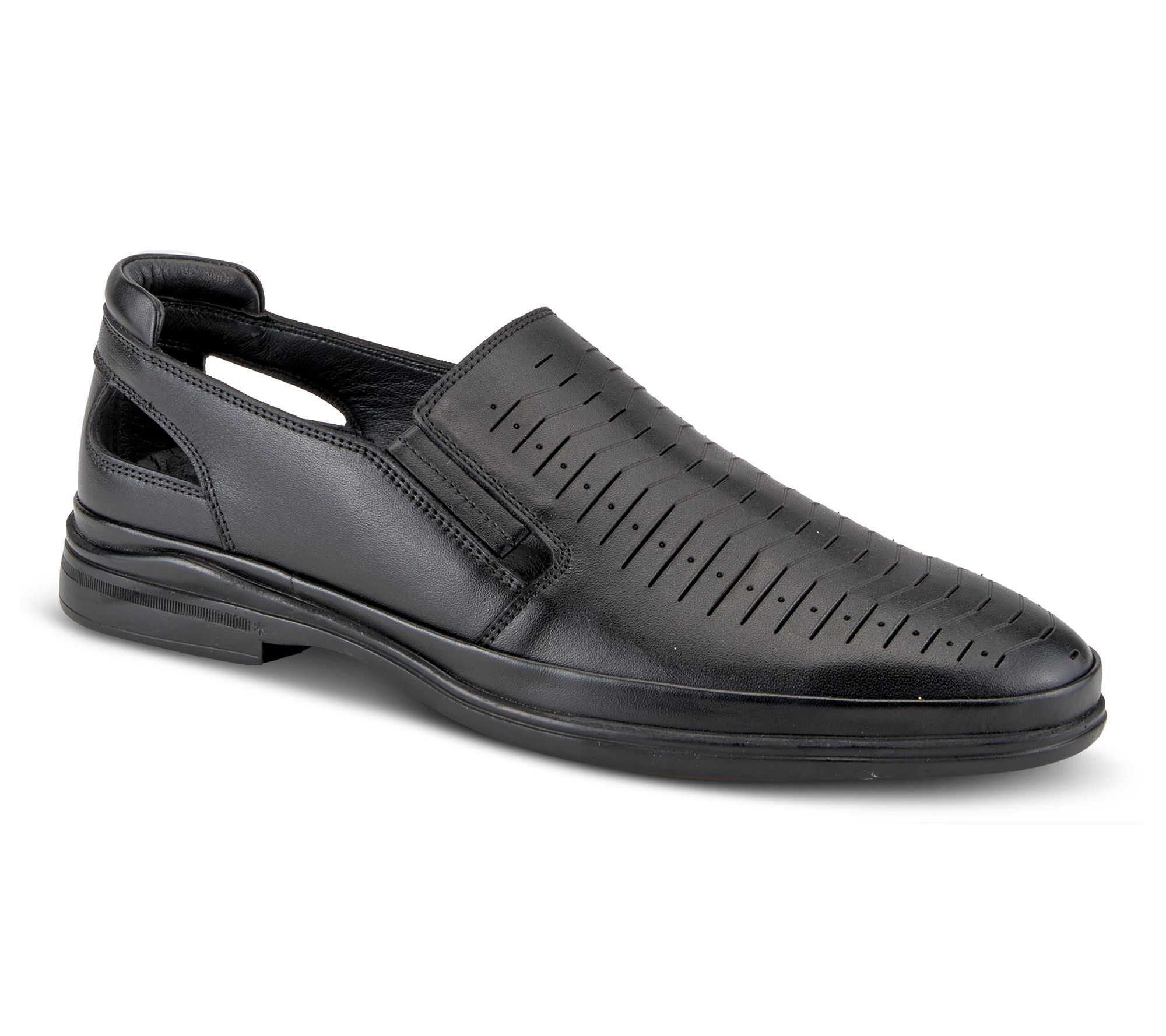 Spring Step Men Leather Slip-on Shoe - Bane