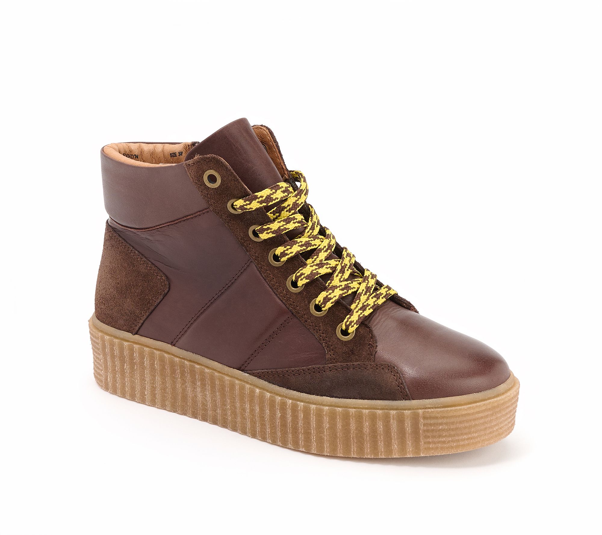Miz Mooz Leather & Suede Mid Casual Sneakers - Scotlyn