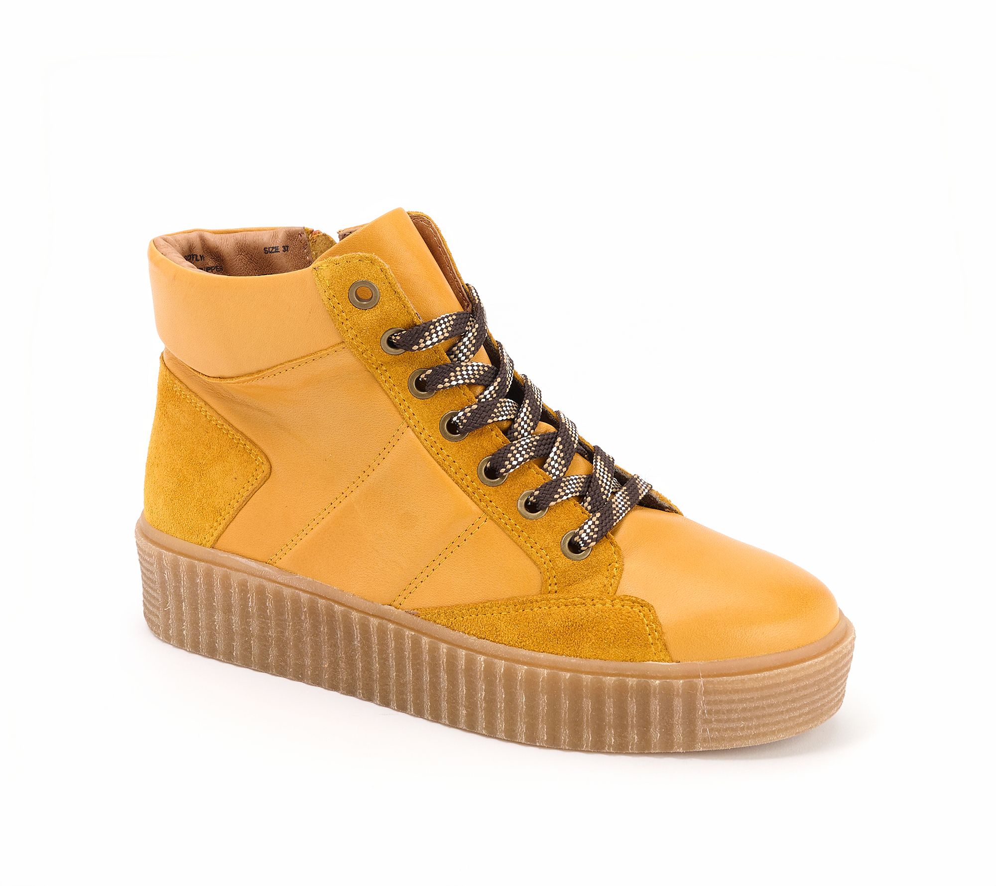 Miz Mooz Leather & Suede Mid Casual Sneakers - Scotlyn