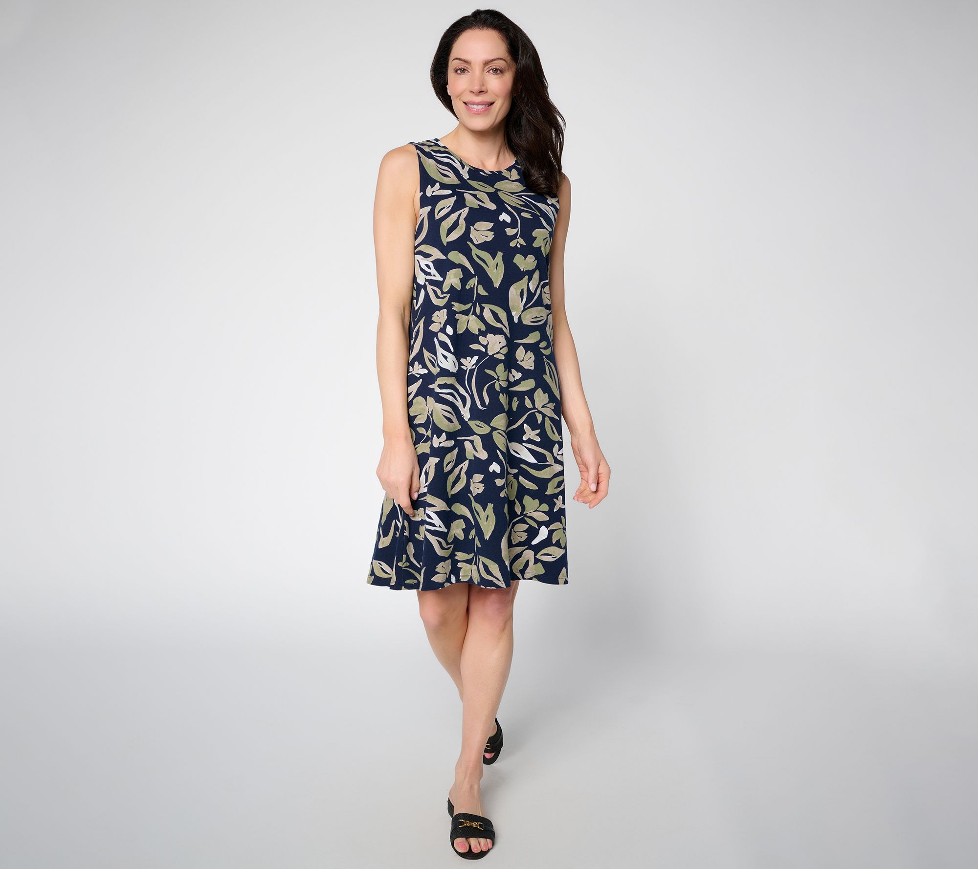 "As Is" BEAUTIFUL by Lawrence Zarian Reg Printed Knit Dress