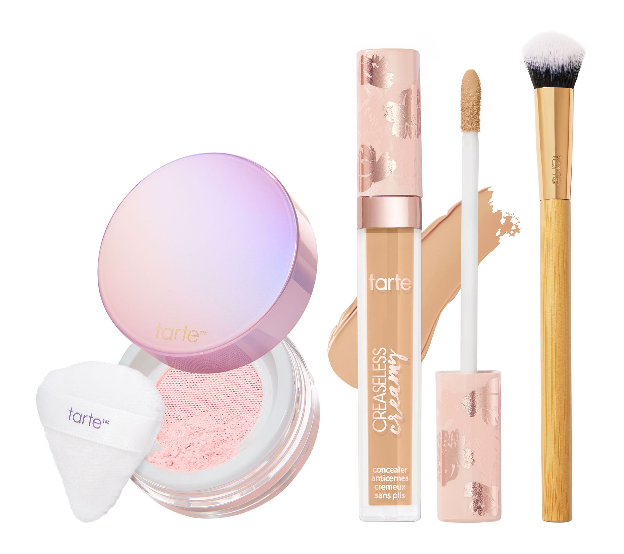 tarte creaseless & smooth complexion trio