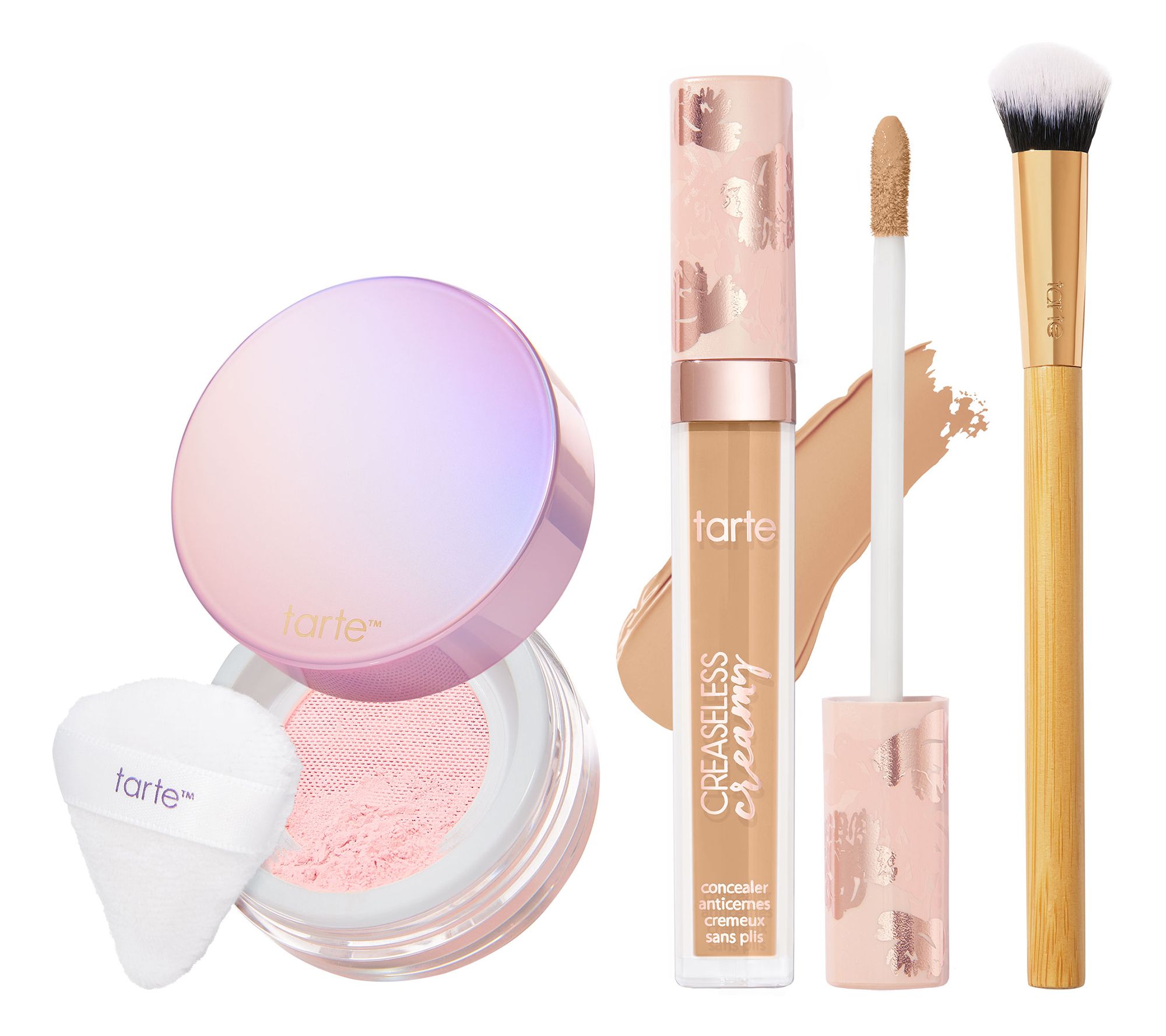 tarte creaseless & smooth complexion trio