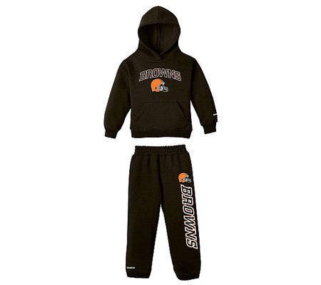 NFL Cleveland Browns Toddler Hooded Fleece andPant Set 