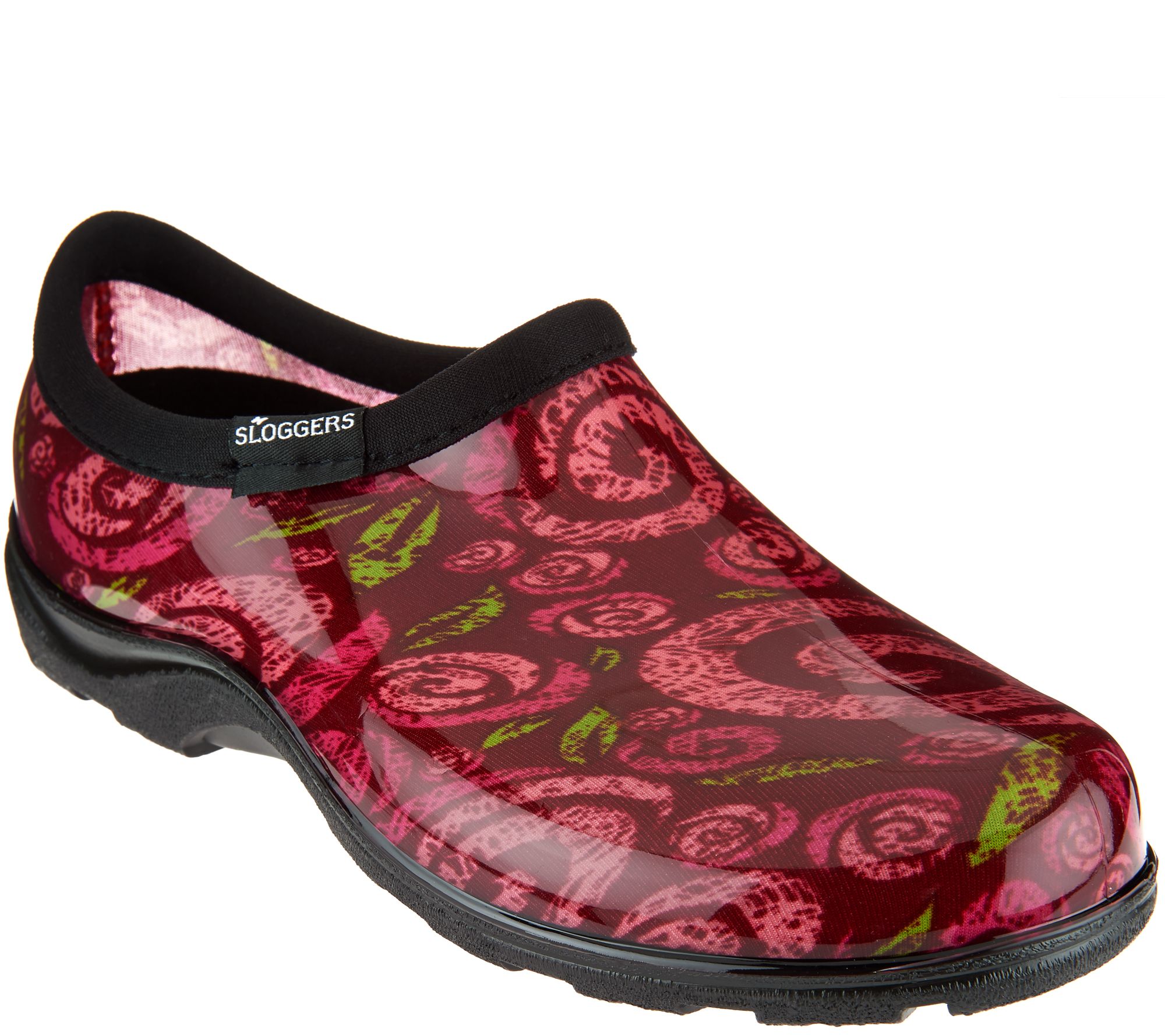 Sloggers Waterproof Swirl Design Garden Shoe w/ Comfort Insole - QVC.com