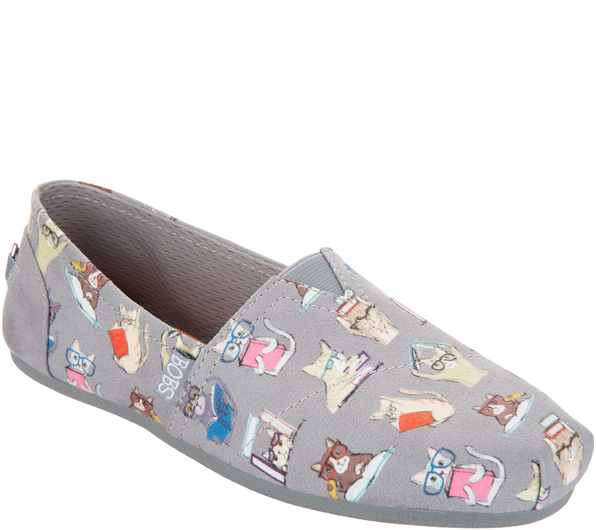 Skechers BOBS Slip-On Shoes - Studious Cats - QVC.com