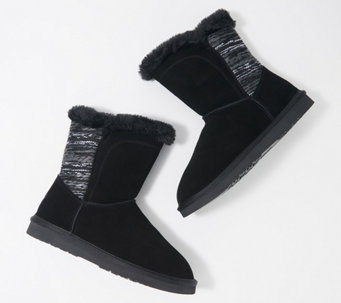 Lamo Water- and Stain-Resistant Suede Boots - Willow - A385739