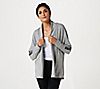 "As Is" Isaac Mizrahi Live! SOHO Soft Open Front Cardigan