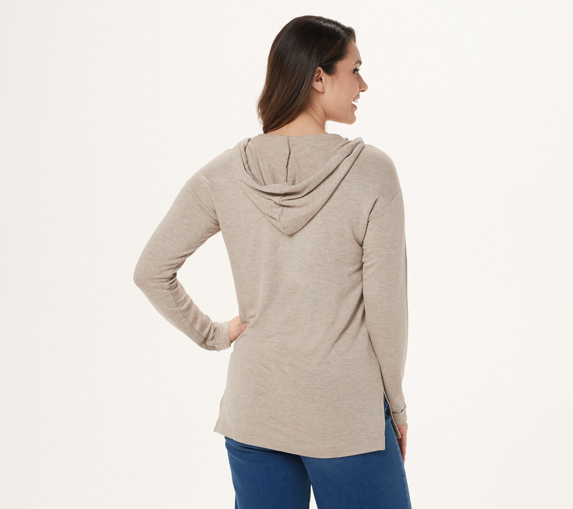 Barefoot Dreams Malibu Collection Lurex Luxe Lounge Pullover - QVC.com