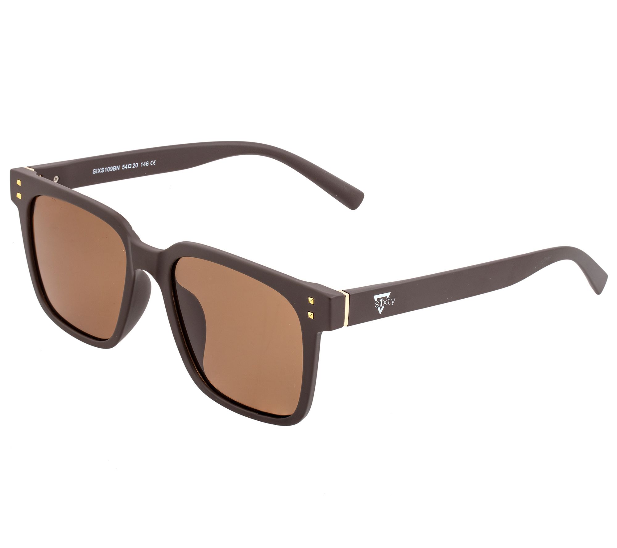 Sixty One Men's Polarized Wayfarer Sunglasses -Capri