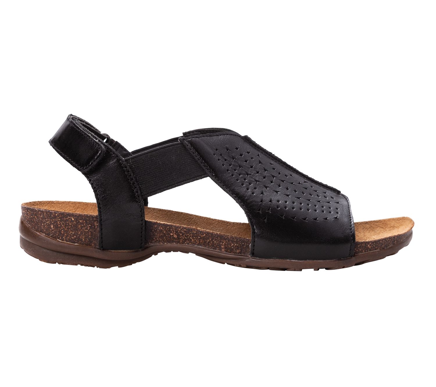 Propet Cutout Leather Slingback Sandals - Feya - QVC.com