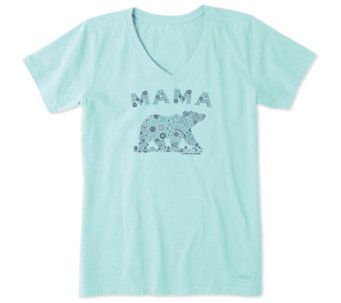 Life is Good Women's Mama Crusher Knit Tee - A448539