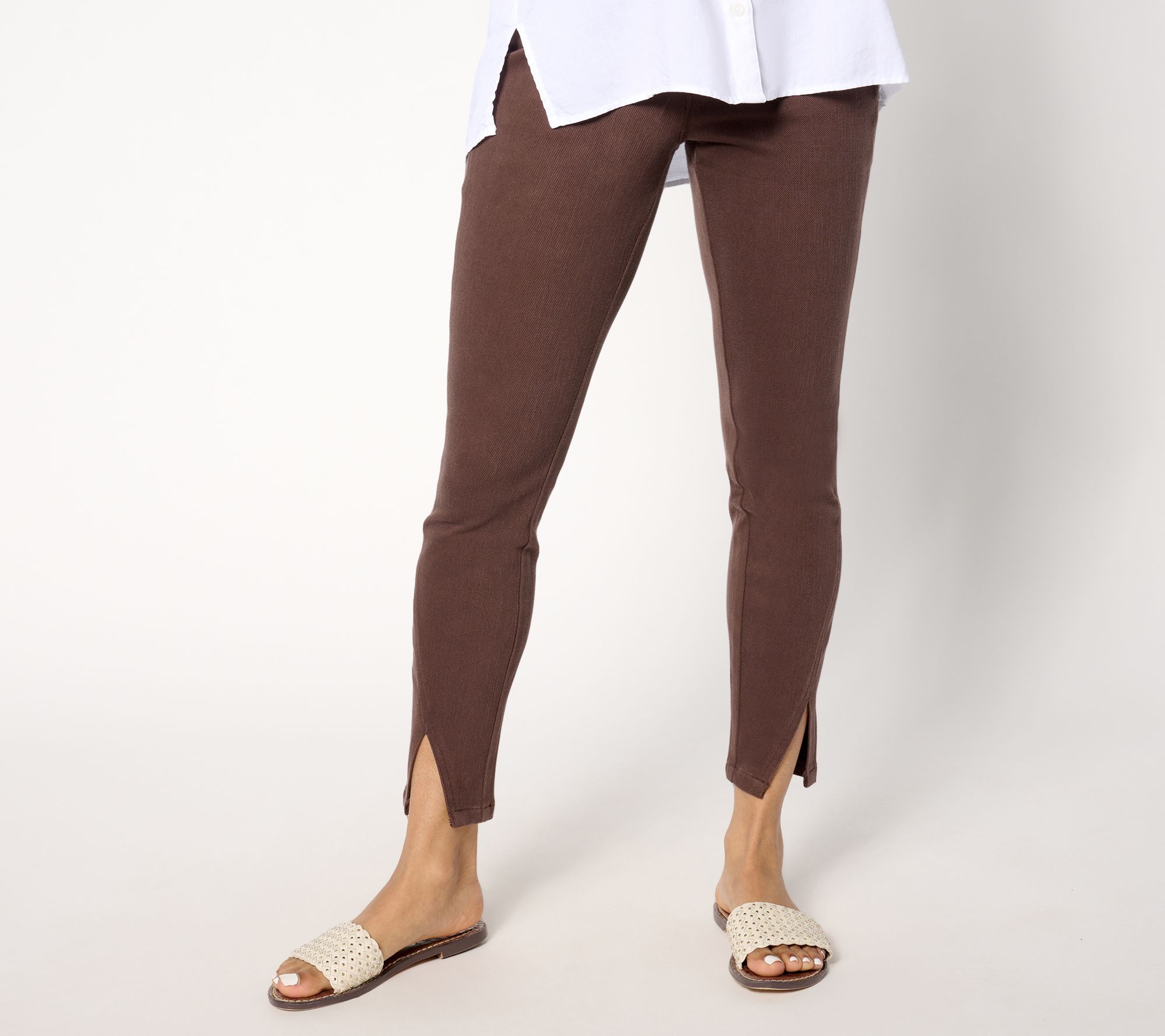 Belle by Kim Gravel Flexibelle Diagonal Seam Jeggings