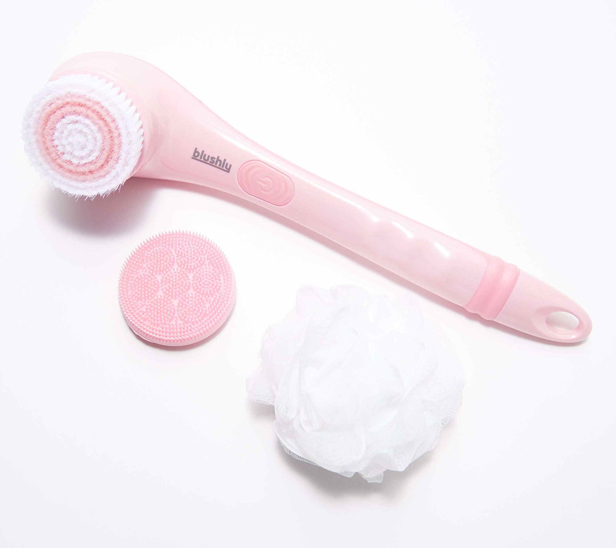 Blushly Cleansing & Exfoliating Body Brush w/ Brush Heads