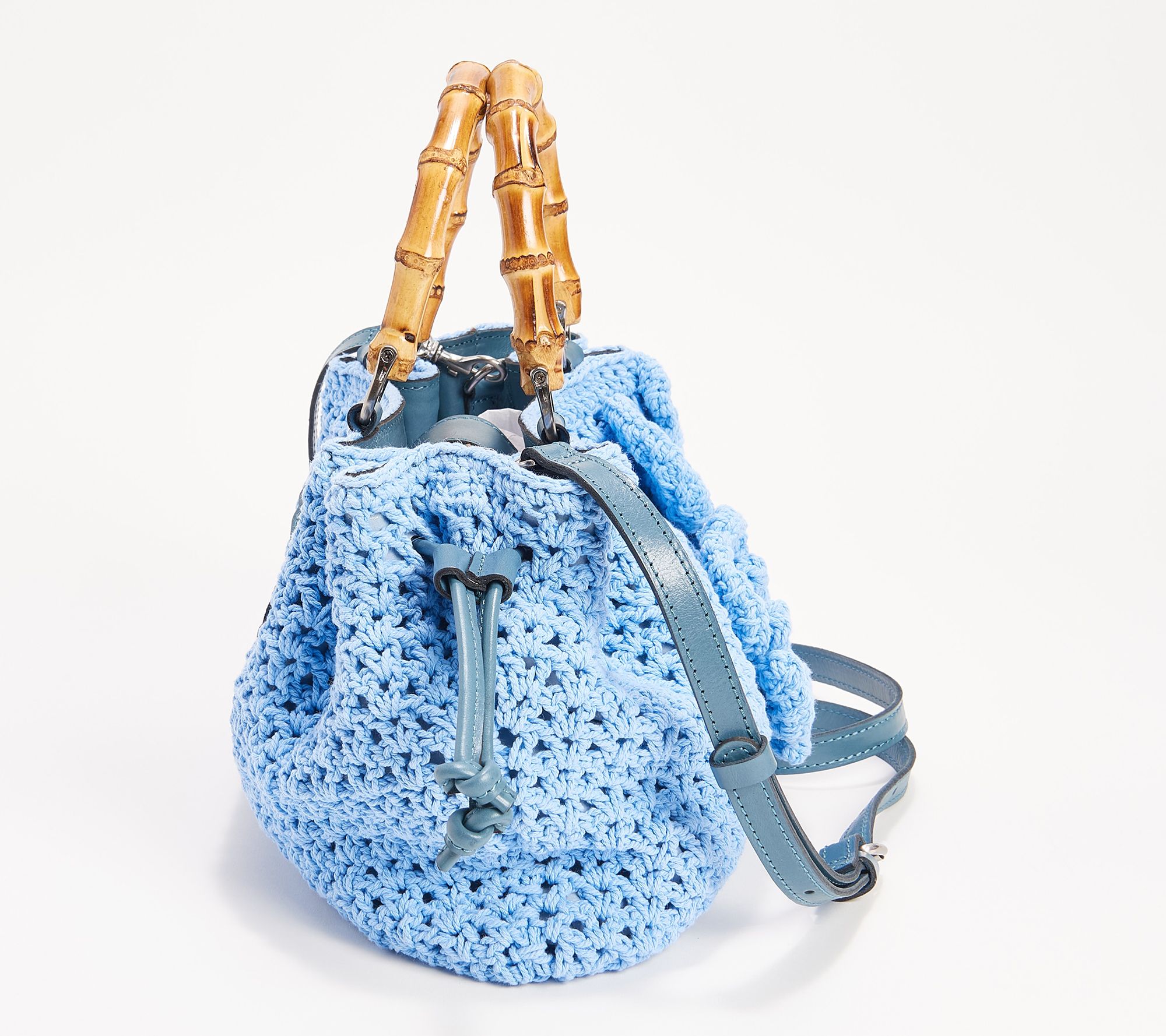 Crochet Summer Purse Red White Blue Purse Boho Bag Stars 