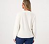 Candace Cameron Bure French Terry Long-Sleeve Crewneck Top, 1 of 5