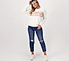 Candace Cameron Bure French Terry Long-Sleeve Crewneck Top, 2 of 5