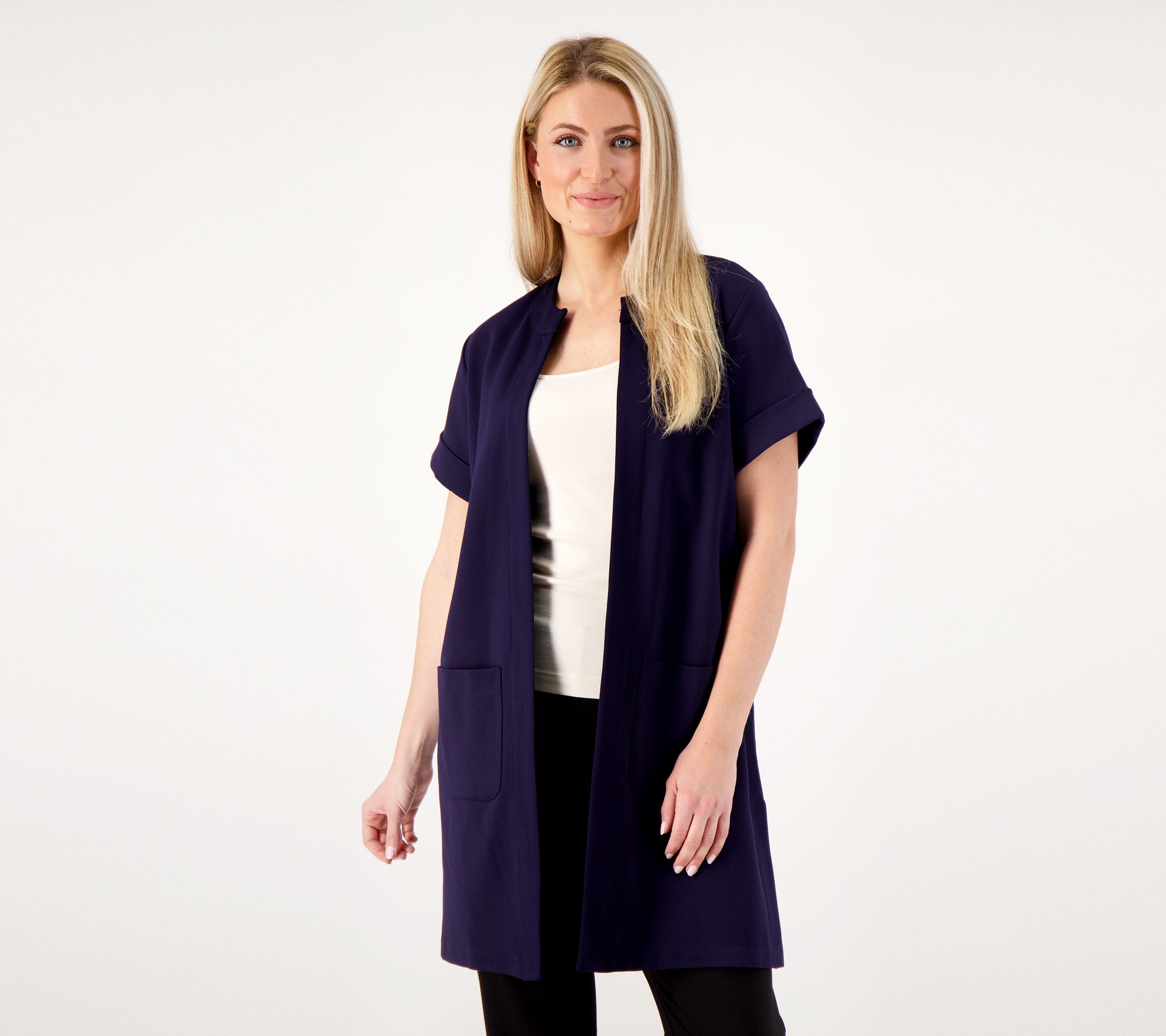 Day2Day by Duette NYC Regular Lux Knit Long Open Jacket