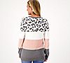 Belle by Kim Gravel Animal Color Block Sweater, 1 of 3