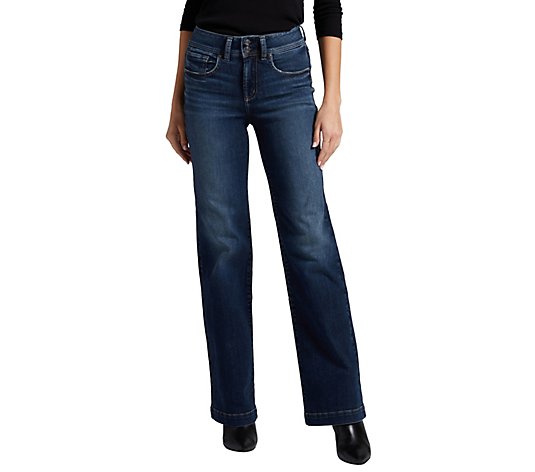 Silver Jeans Co. Avery High Rise Trouser Leg Jeans-EGX347