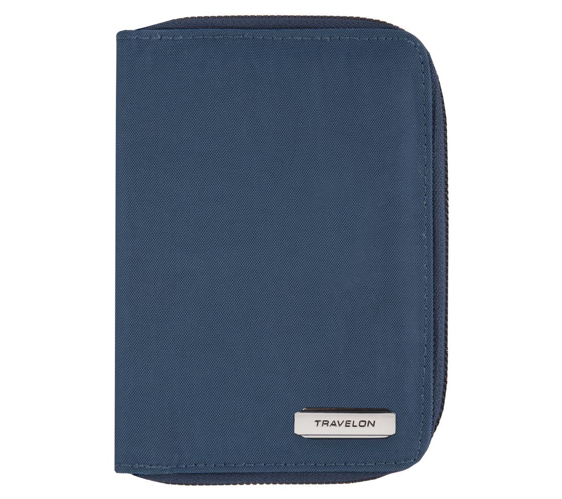 Travelon RFID Blocking Passport Zip Wallet