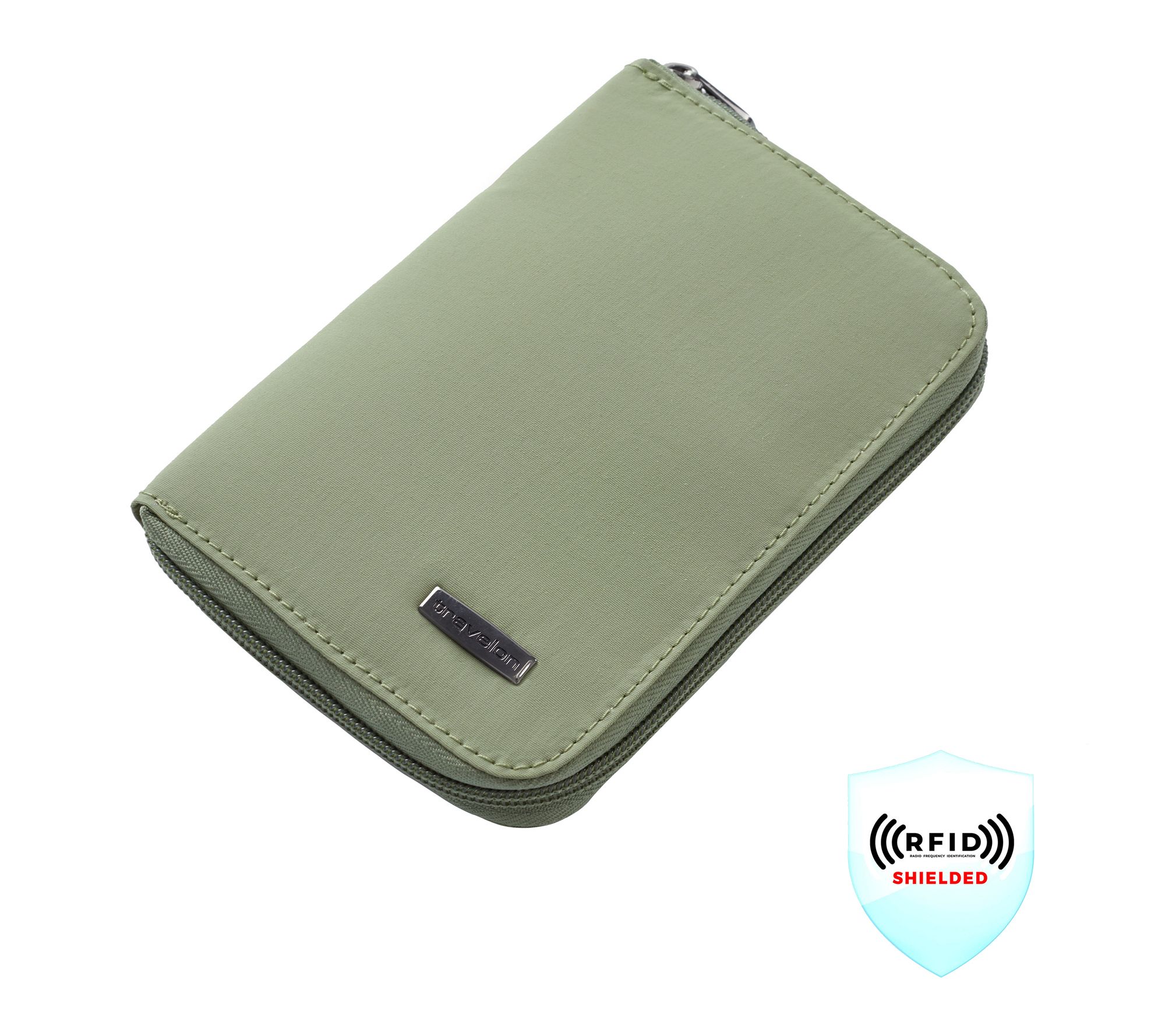 Travelon RFID Blocking Passport Zip Wallet