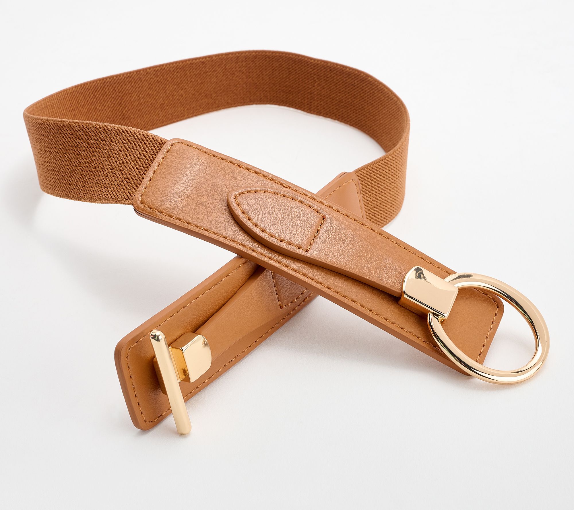 Joan Rivers Faux Leather Toggle Belt