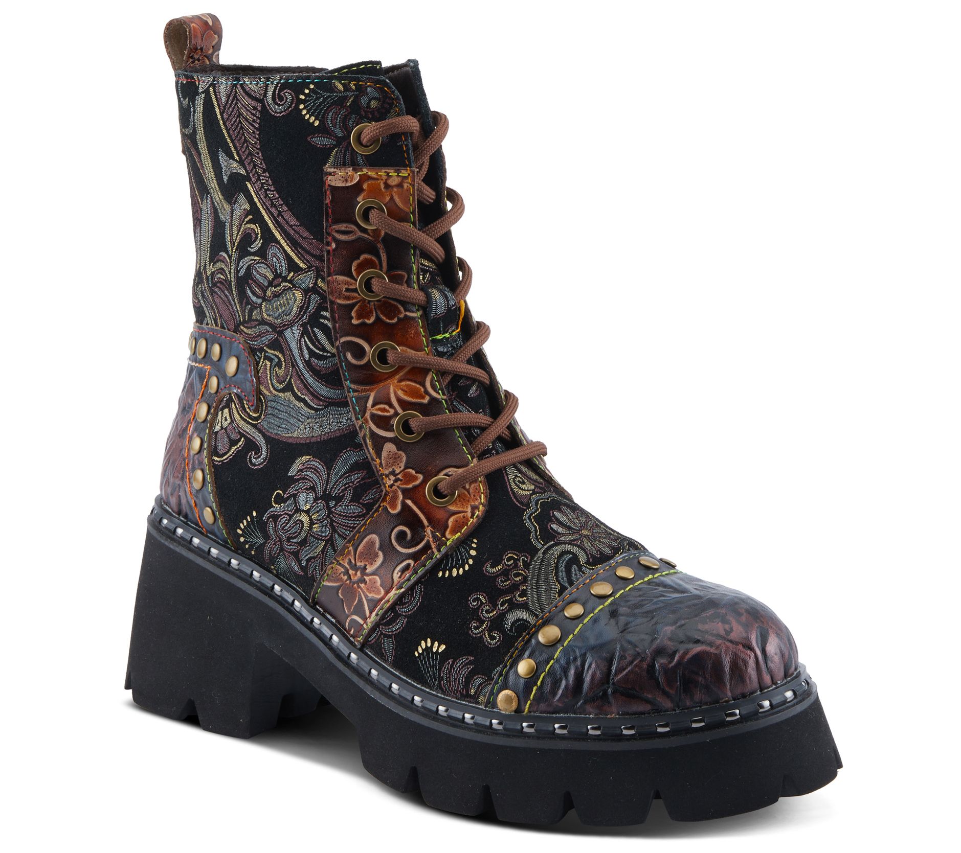 L'Artiste by Spring Step Leather Booties - Severity