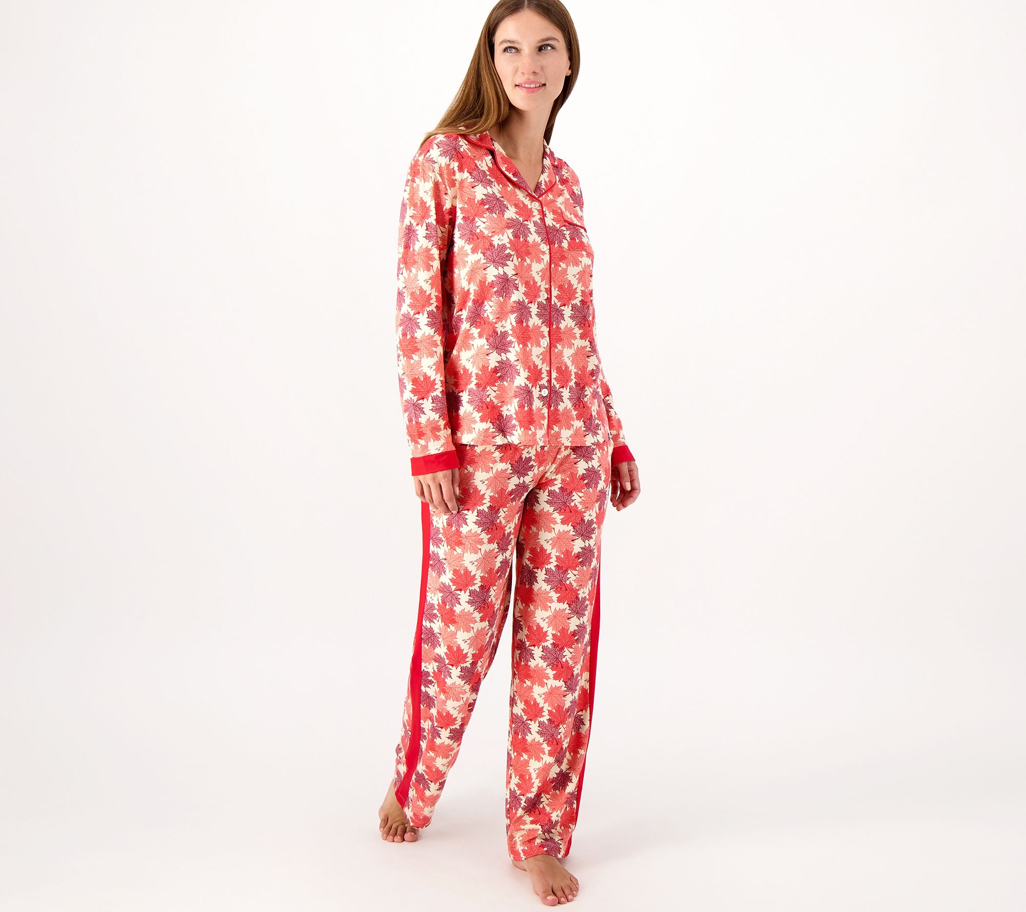 Lug Lounge ColorJoy Inspire Notch Collar Pajama Set - Tandem