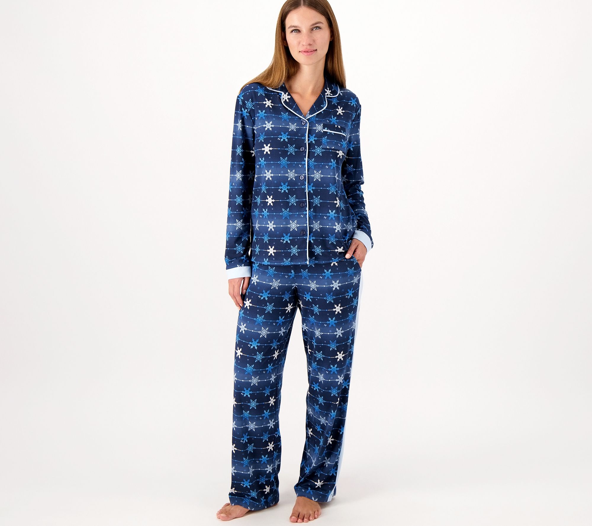 Lug Lounge ColorJoy Inspire Notch Collar Pajama Set - Tandem