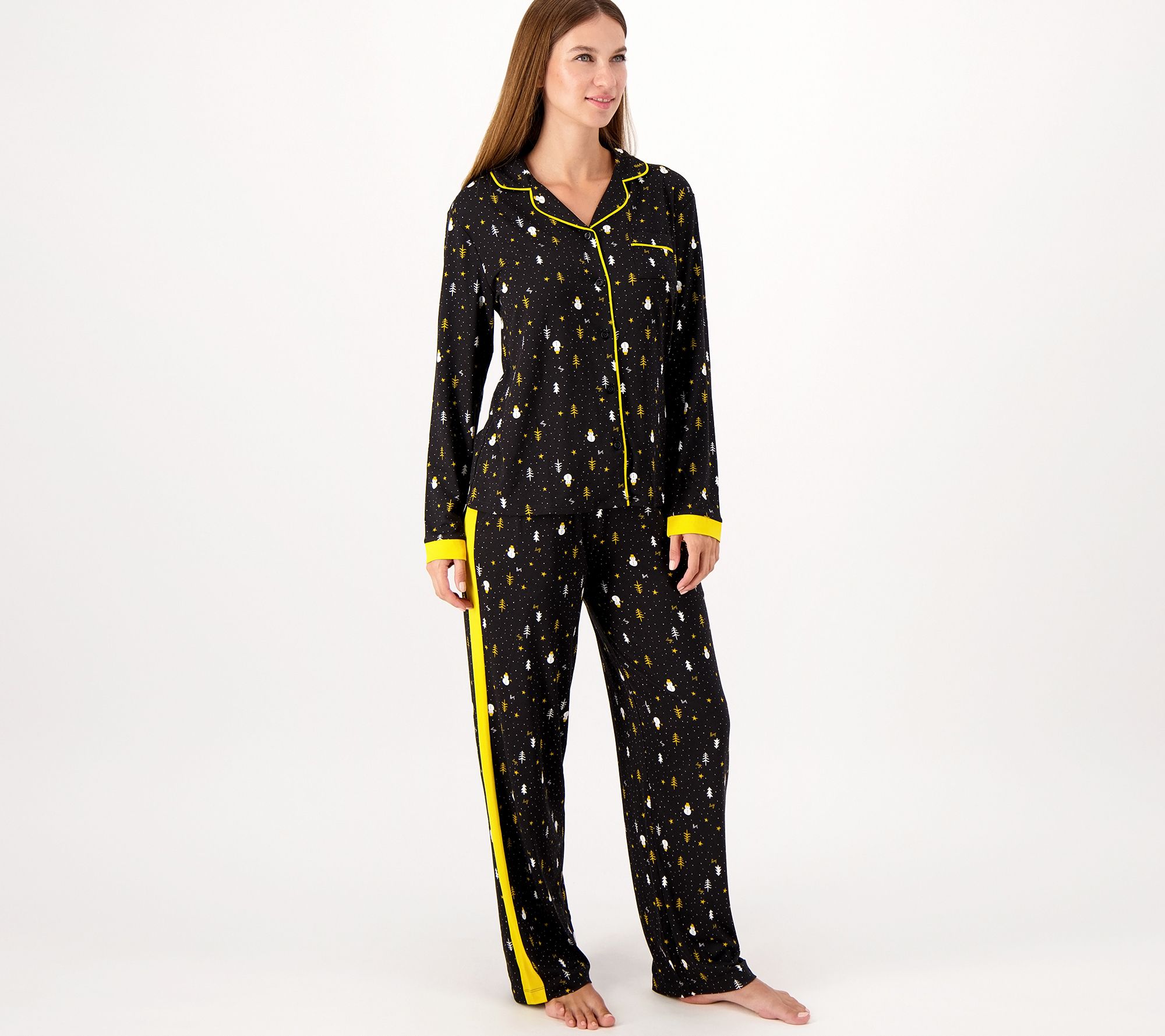 Lug Lounge ColorJoy Inspire Notch Collar Pajama Set - Tandem