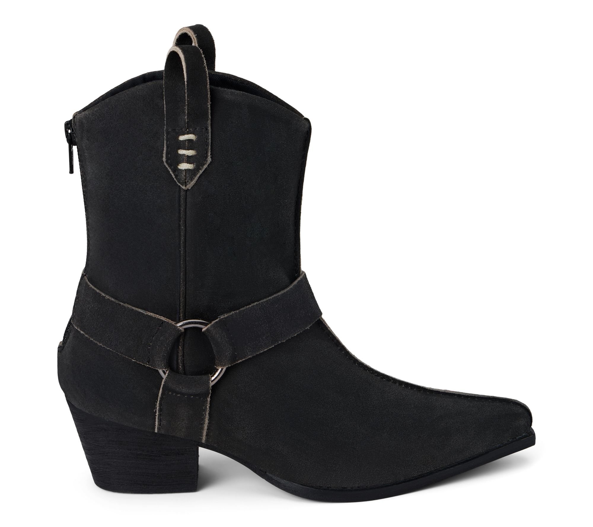 Matisse Suede Western Ankle Boot- Tombstone