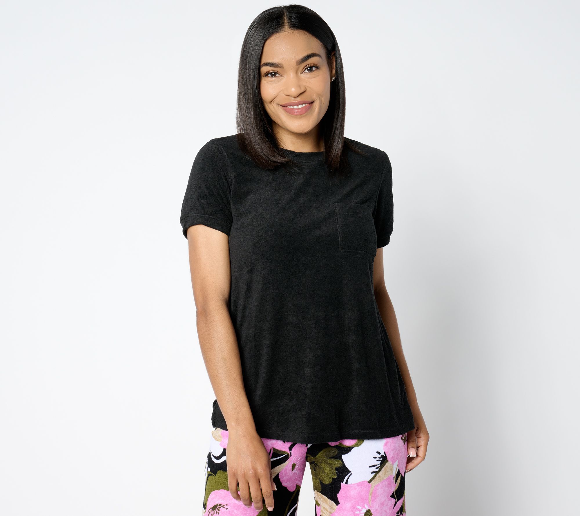 "As Is" Cuddl Duds Baby Loop Terry Short Sleeve Tee