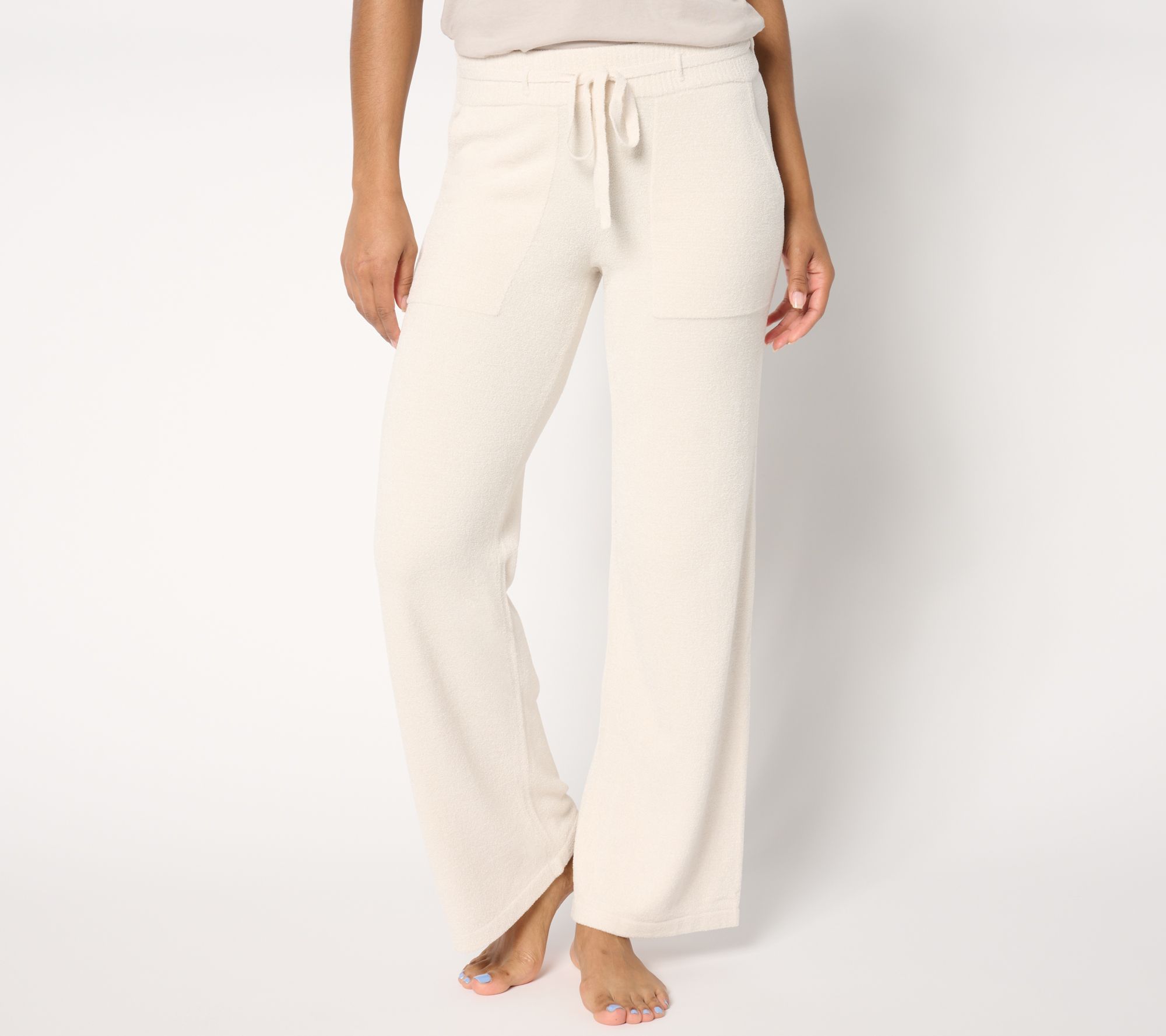 "As Is" Barefoot Dreams Tall CozyChic Ultra Lite Waist Tie Pant