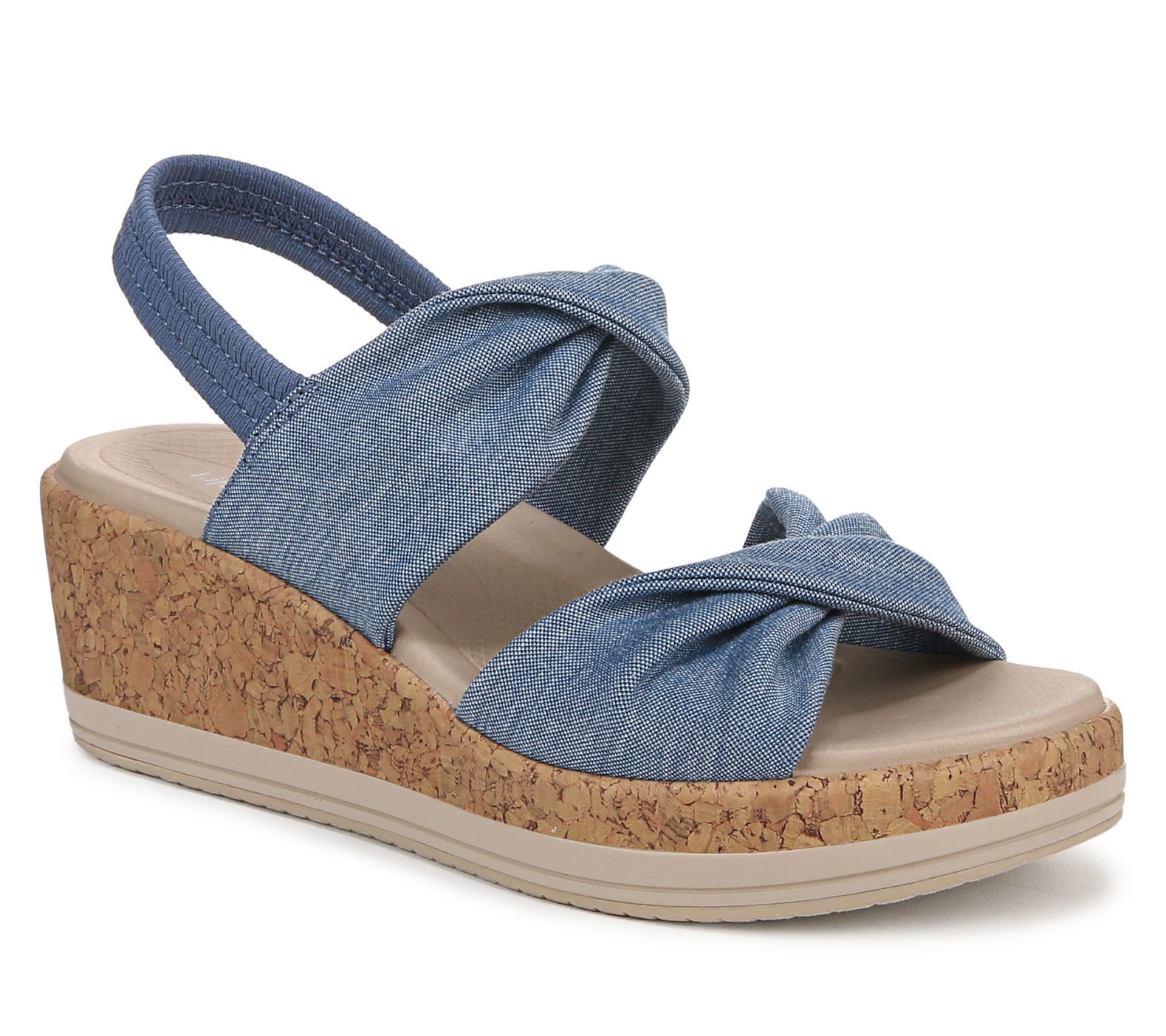 LifeStride Slingback Wedge Sandals - Riley