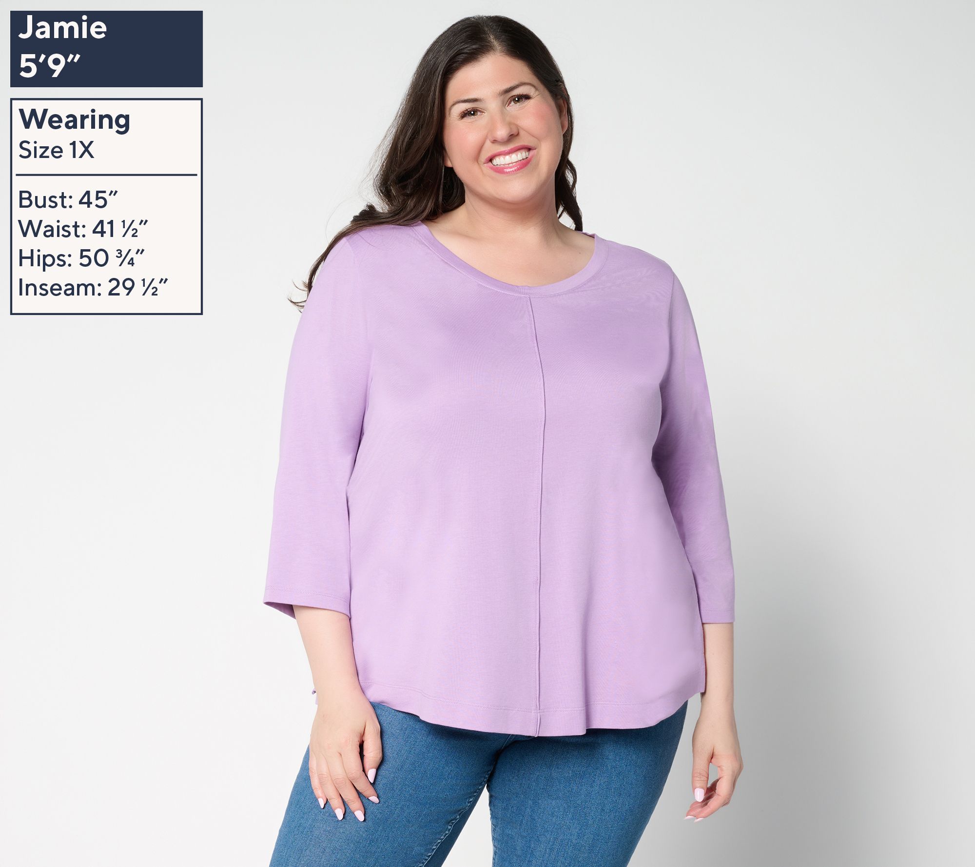 ス❣️logo knit tops ivory LOGO Principles by Lori Goldstein 2-Pack Knit Tops on QVC