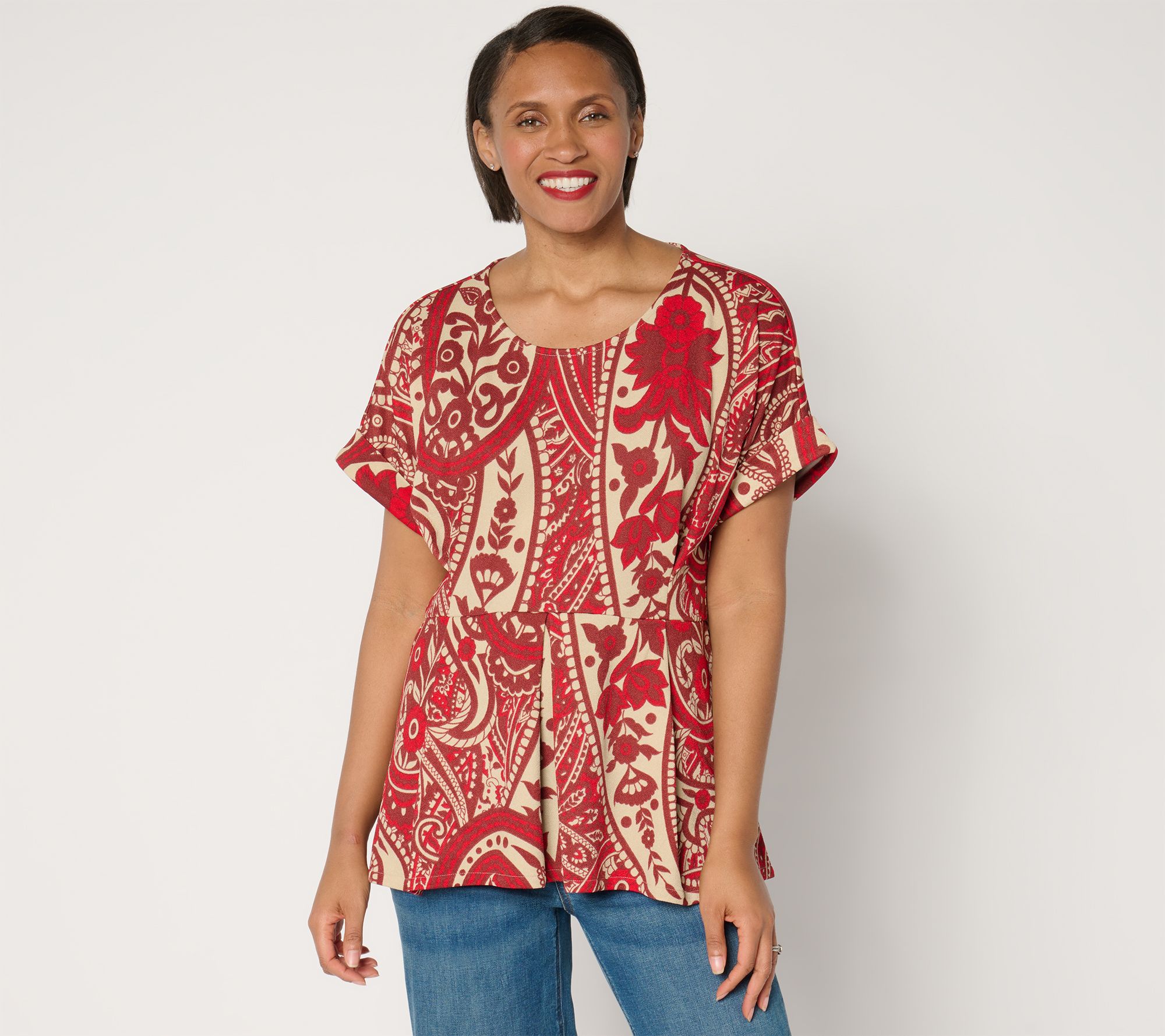 "As Is" BEAUTIFUL by Lawrence Zarian Dolman Sleeve Top
