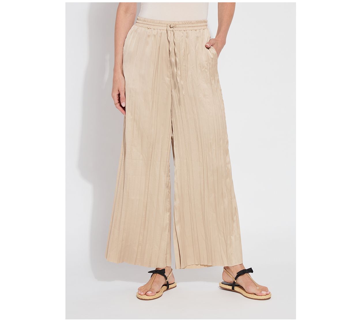 Lysse New York Packable Pleated Palazzo Pants