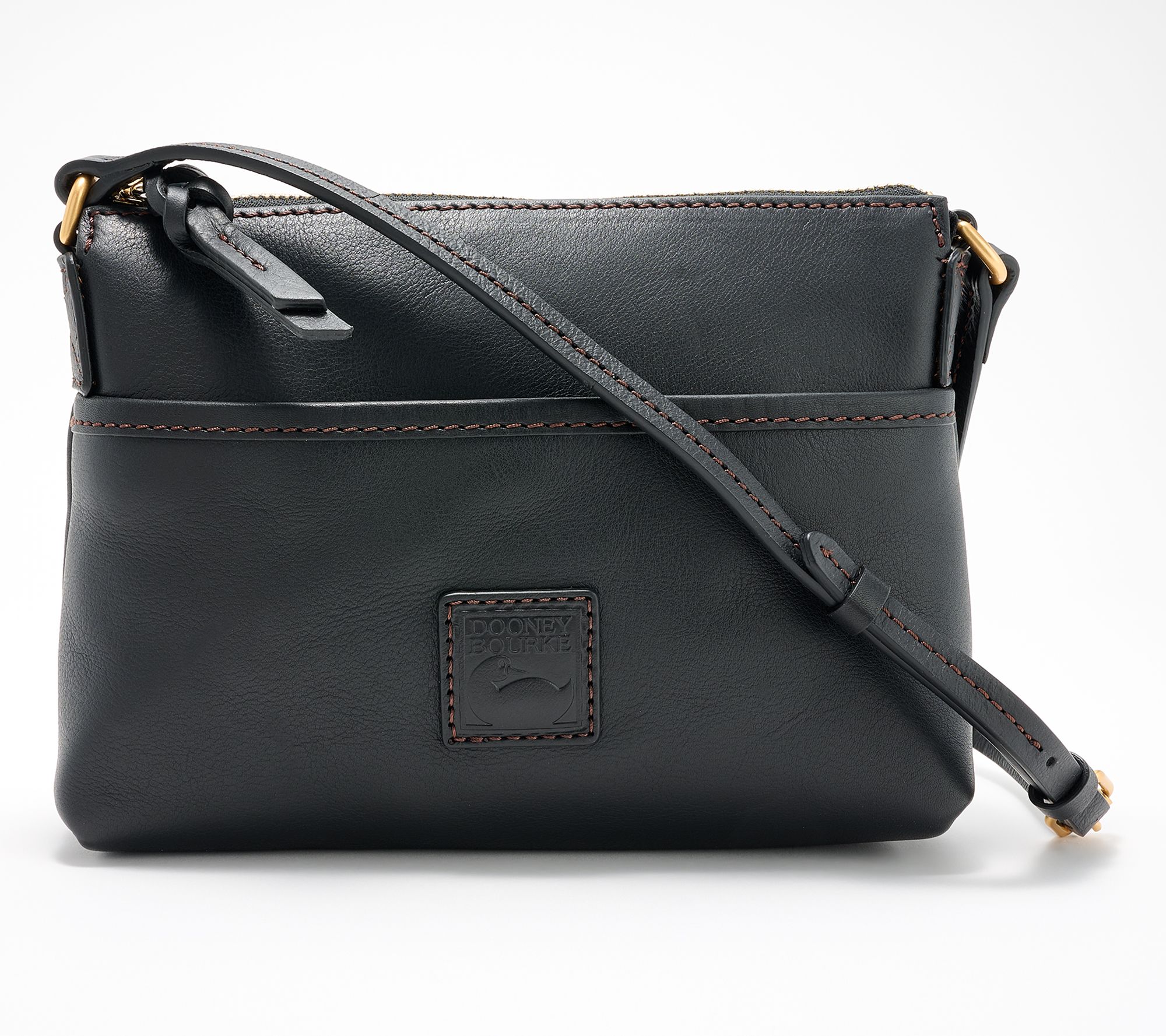 "As Is" Dooney & Bourke Florentine Leather Ginger Crossbody