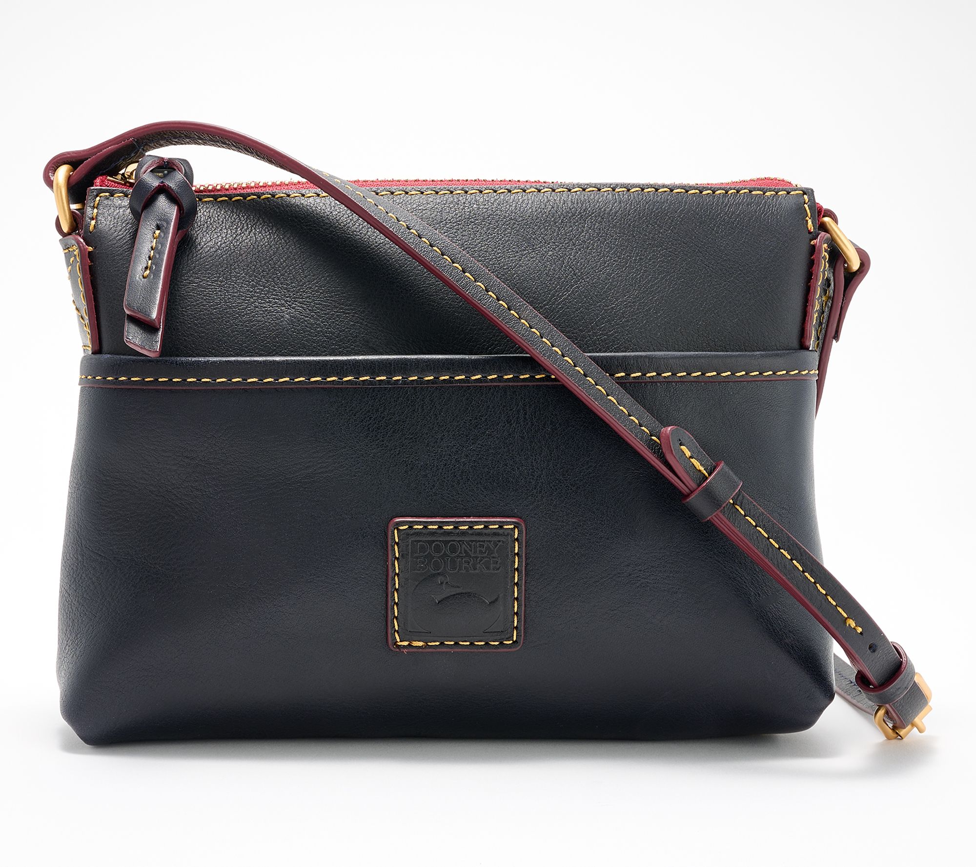 "As Is" Dooney & Bourke Florentine Leather Ginger Crossbody
