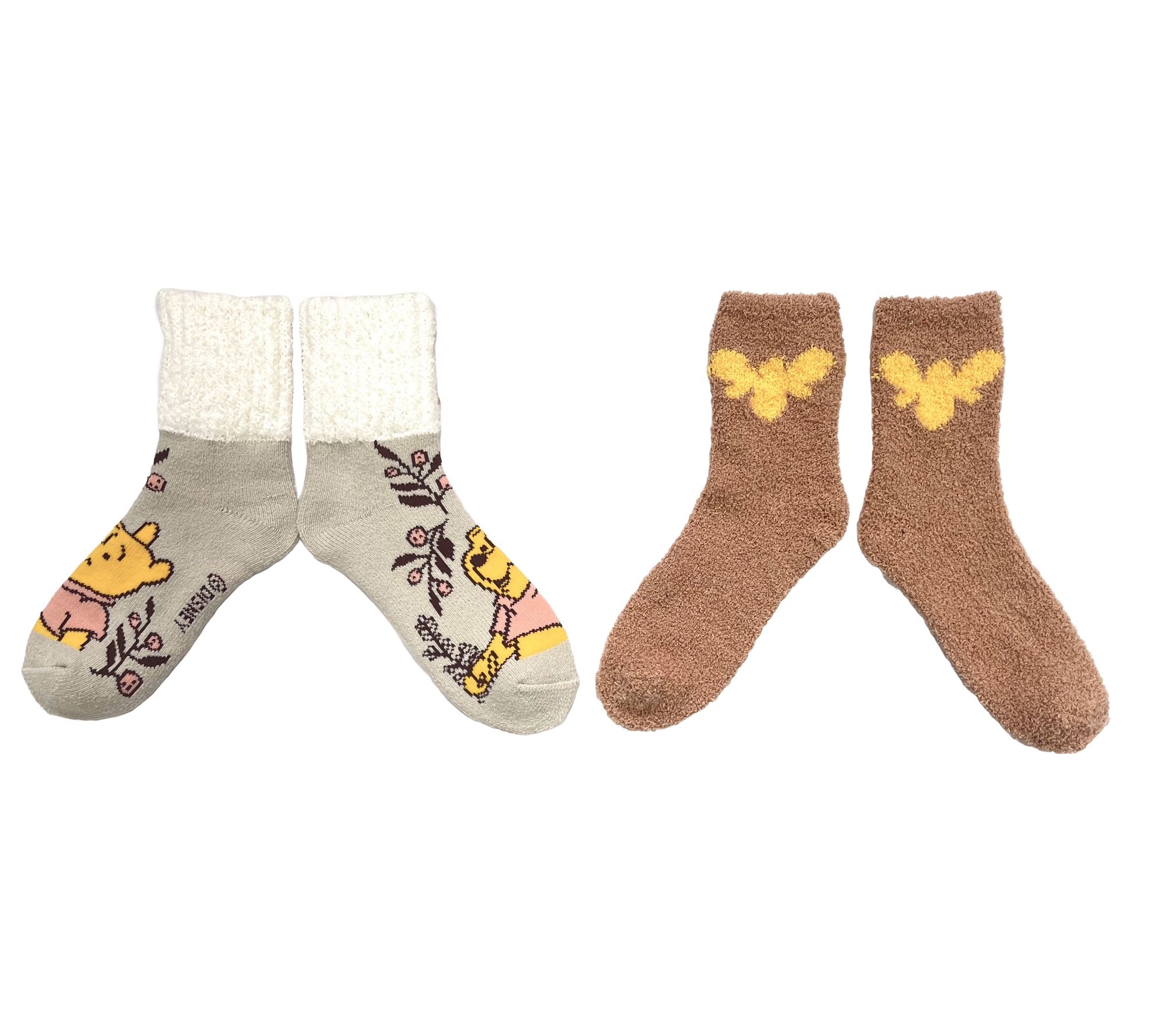 Ladies' Set of 2 Fall Fun Cozy Character LoungeSocks