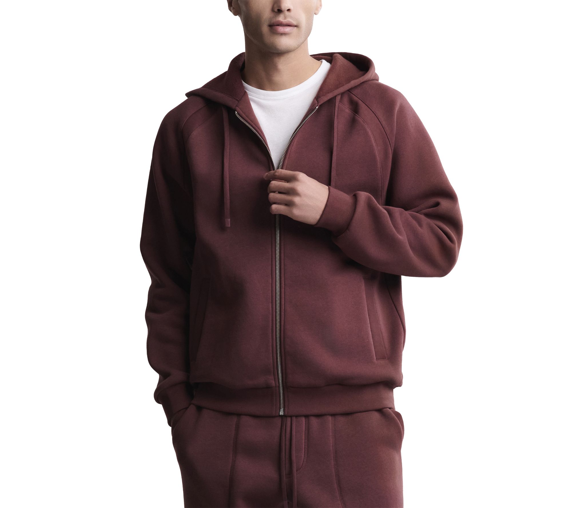 Barefoot Dreams Malibu Collection Men's FleeceZip Up Hoodie