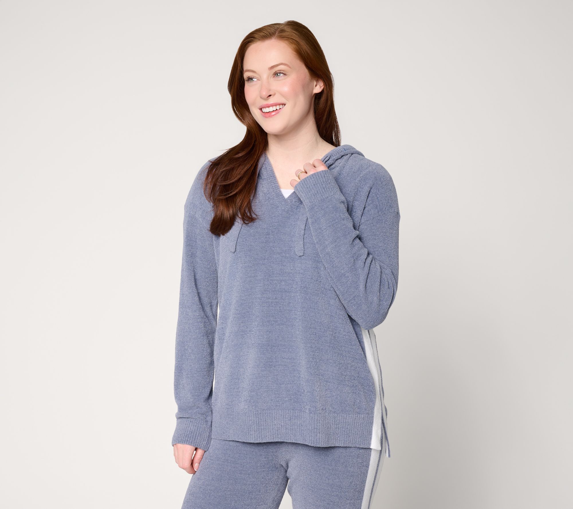 Barefoot Dreams CozyChic Ultra Lite Contrast Stripe Hoodie