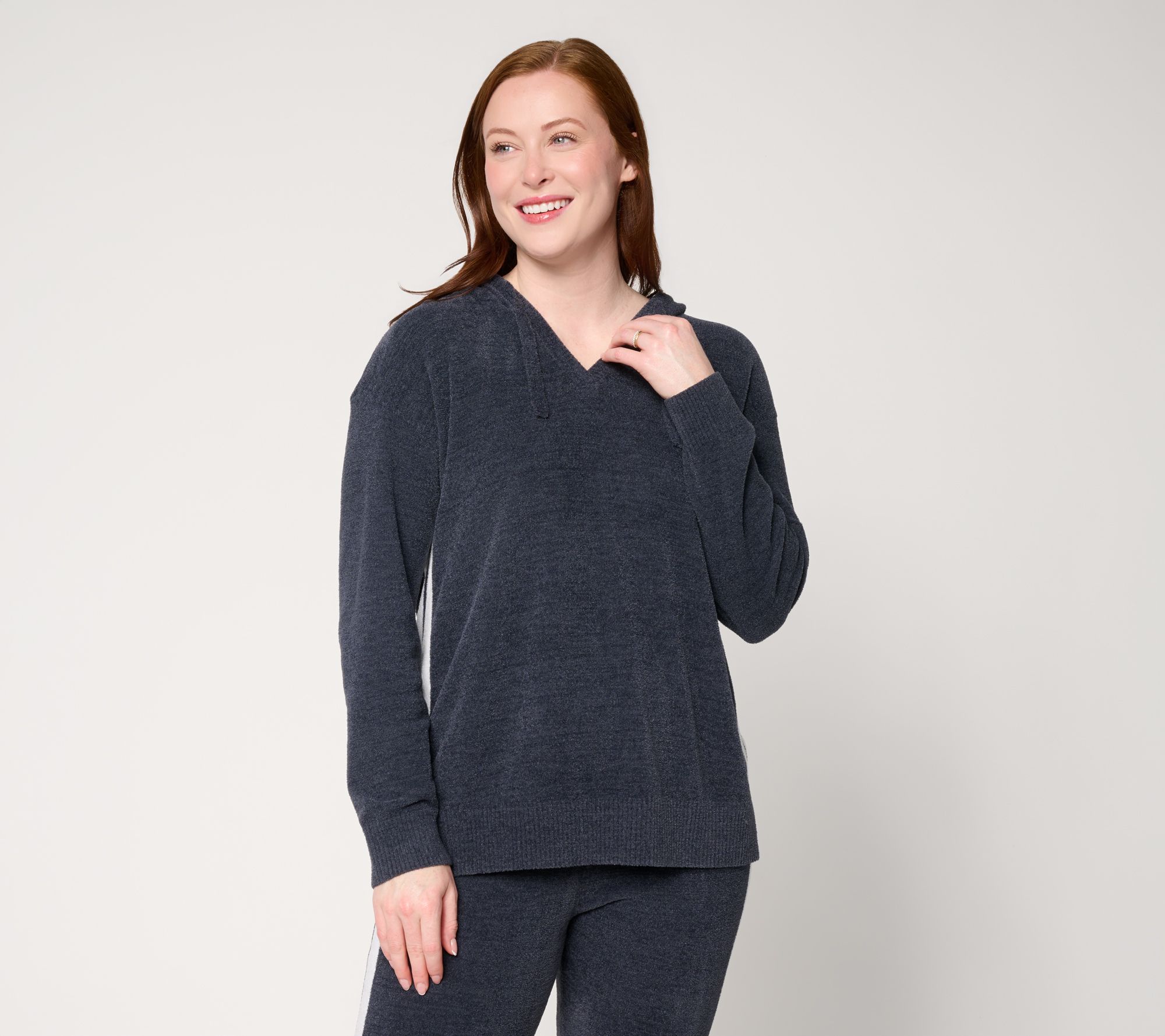 Barefoot Dreams CozyChic Ultra Lite Contrast Stripe Hoodie