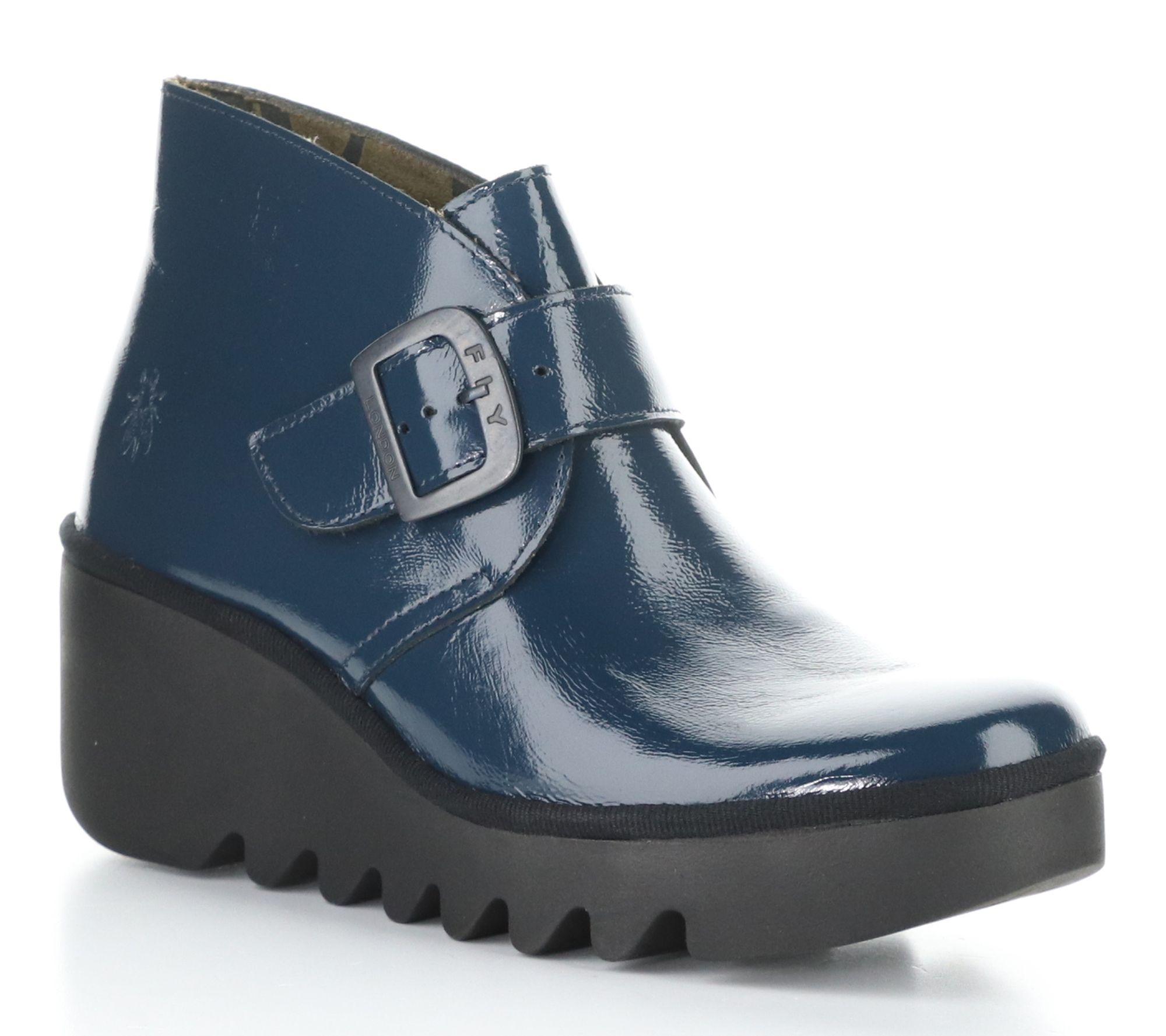 Fly London Nappalak Patent Leather Wedge Boot