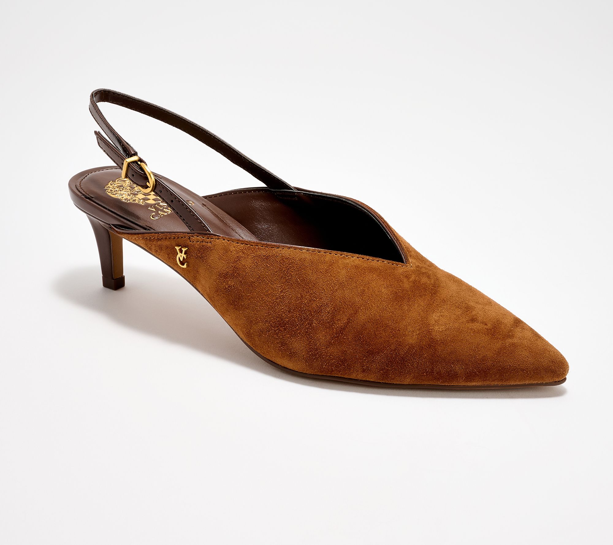 "As Is" Vince Camuto Suede Slingback Pumps - Kylien