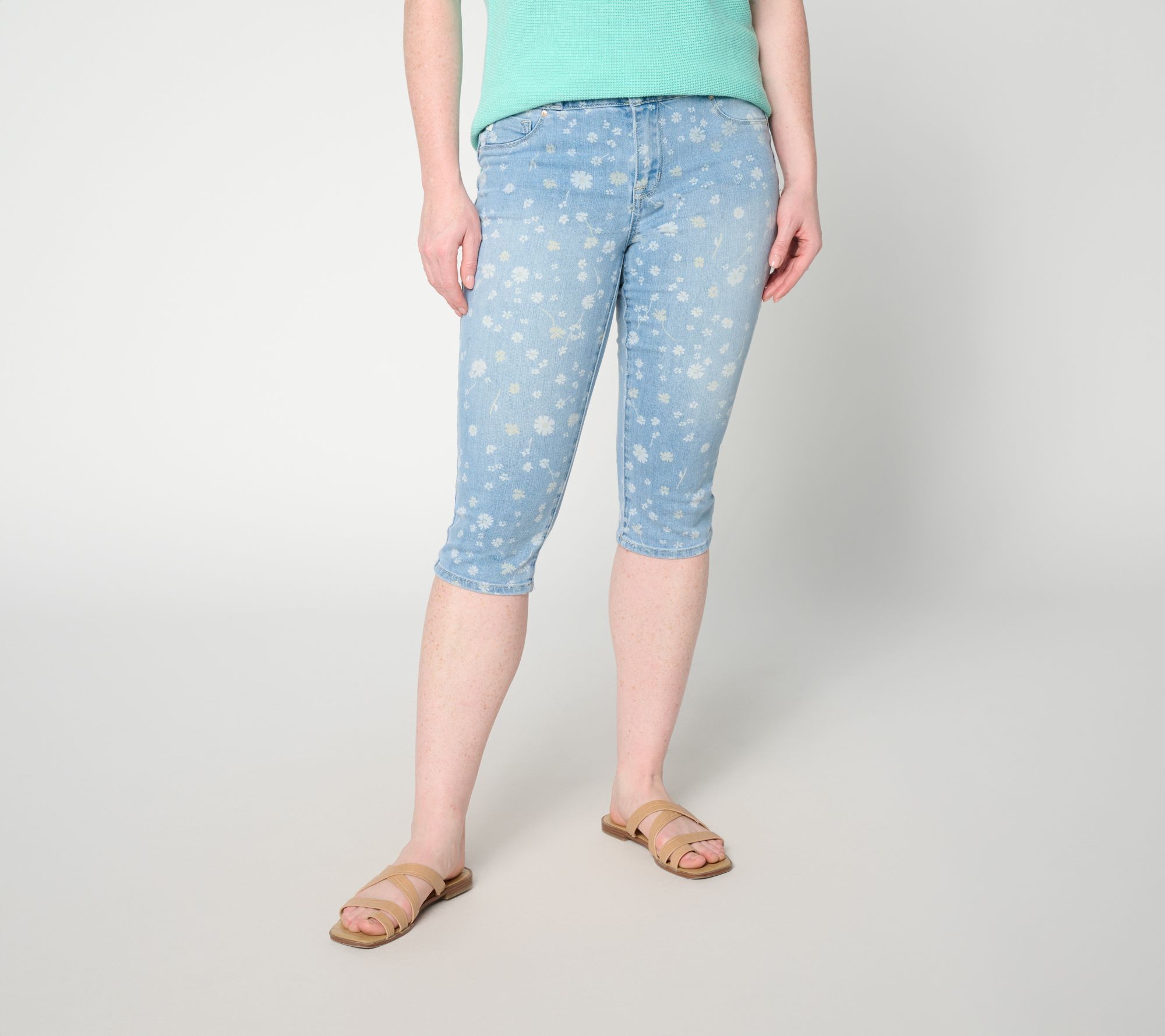 Seven7 Jeans No Gap Skimmer Jeans - Daisy Discharge