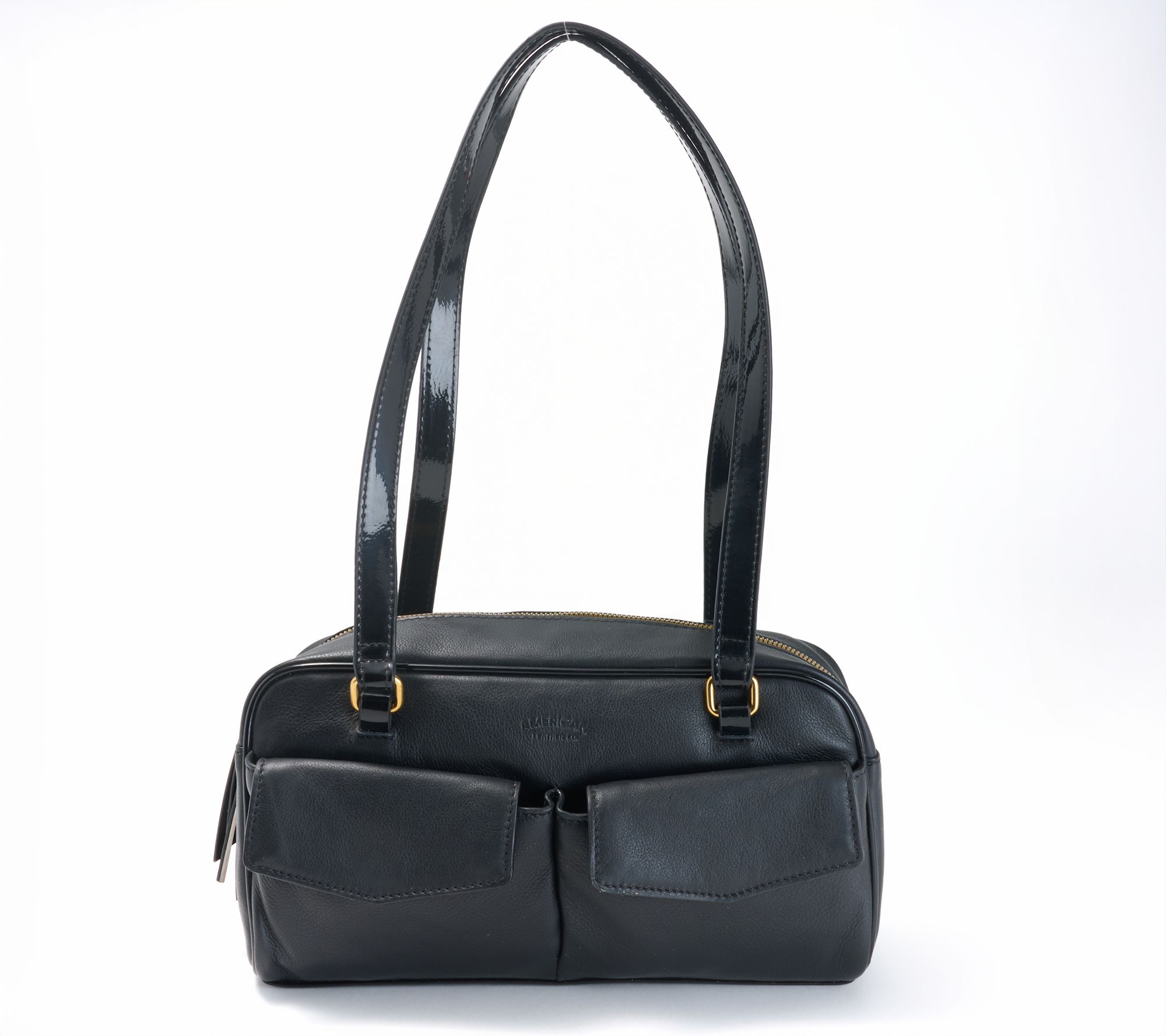 American Leather Co. Aspen Multi Pocket Leather Shoulder Bag