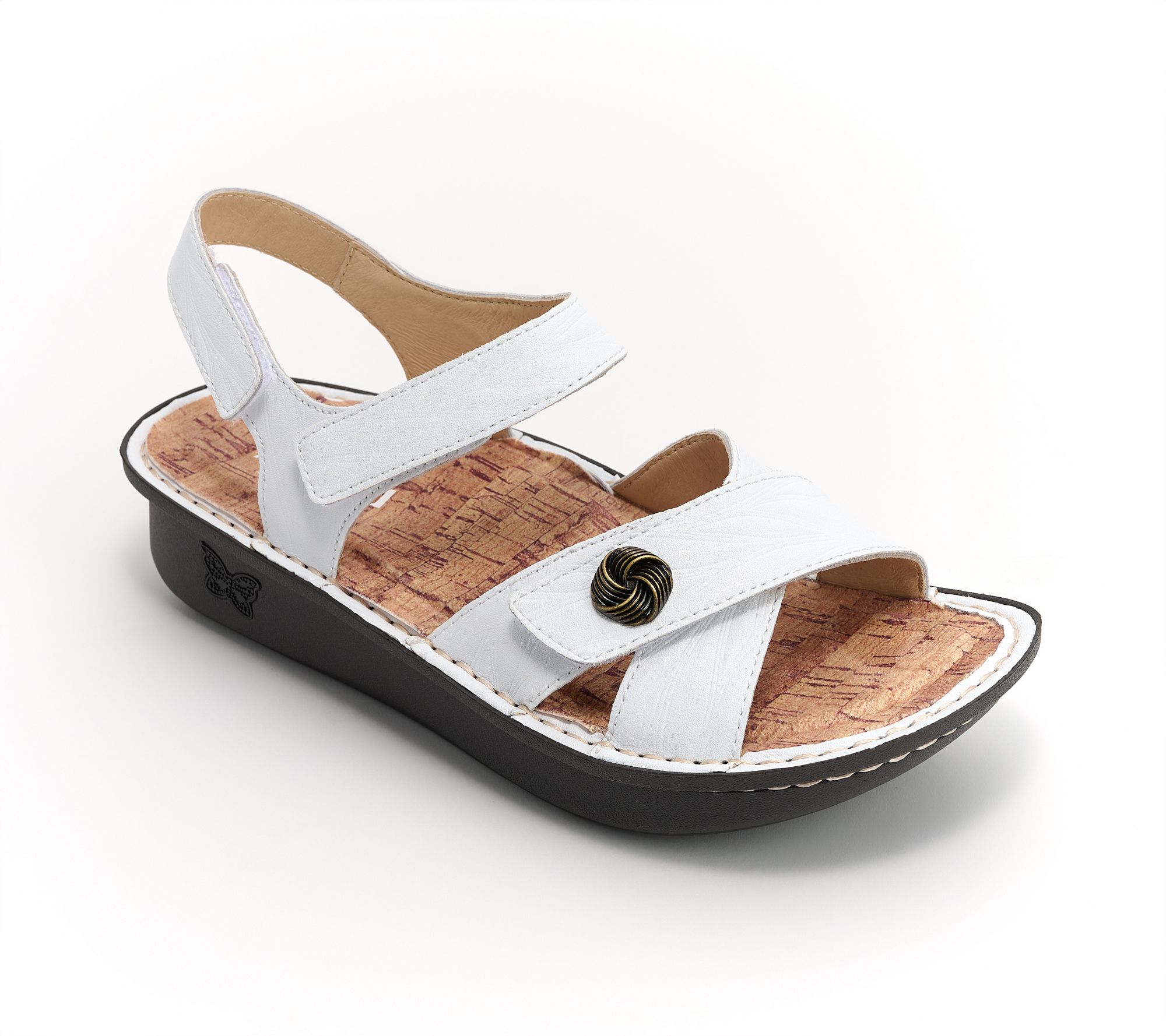 Alegria Adjustable Leather Sandals - Kelsi