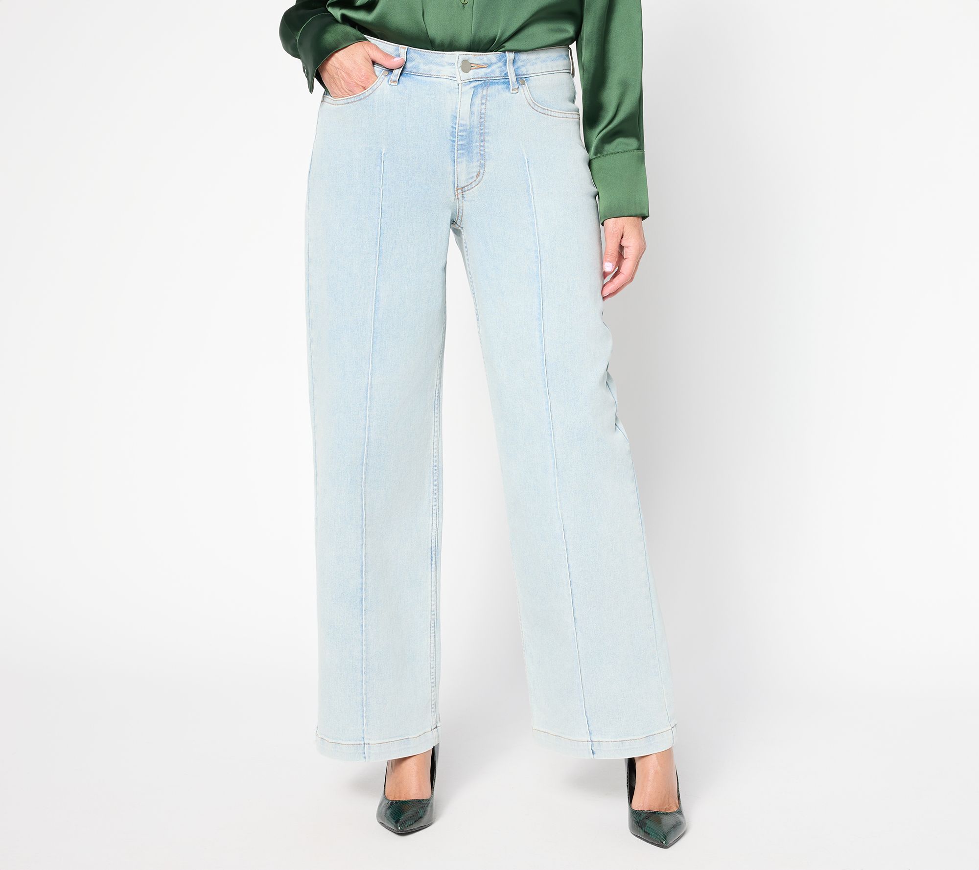 "As Is" BEAUTIFUL by Lawrence Zarian Pet Deluxe Denim Jeans